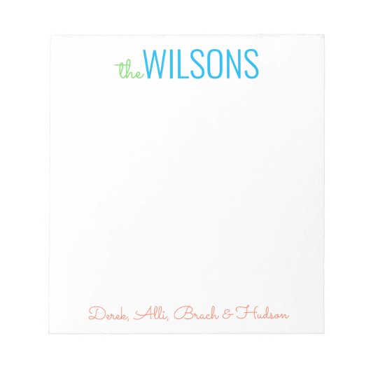 Alle kleuren - Notitieblok Blok- en Script-reeks (Voorkant)