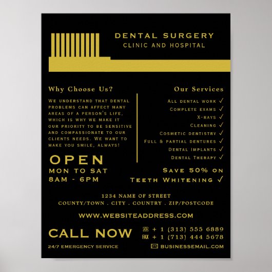 Alle kleurentandenborstel, tandheelkunde, tandheel poster (Voorkant)