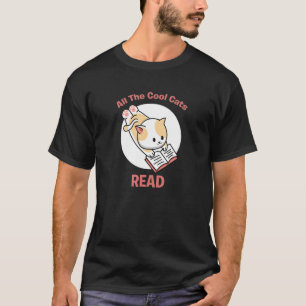 Alle koude katten lezen - Boek T-shirt