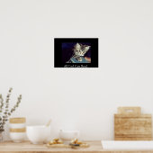 Alle koude katten lezen. poster (Keuken)