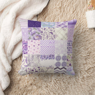 Alle Lavendel Cheat Quilt Patroon 2025 Kussen