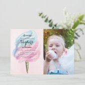 ALLE LEEFTIJD - Katoen Snoep - uitnodiging (Staand voorkant)