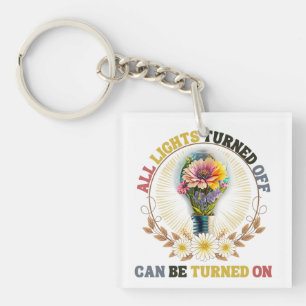 Alle lichten kunnen worden ingeschakeld sleutelhanger