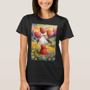 ALLE LIEFDE IN HAAR HART GEVEN T-SHIRT