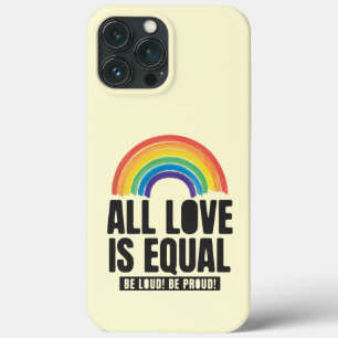 Alle liefde is gelijke prijs voor lesbische, homos iPhone 13 pro max hoesje