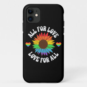 Alle liefdesliefhebbers voor iedereen   Gay Pride  iPhone 11 Hoesje