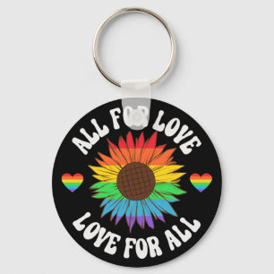 Alle liefdesliefhebbers voor iedereen Gay Pride Sleutelhanger
