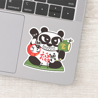 Alle Lucky Panda God Sticker