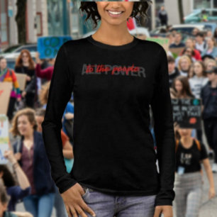 Alle macht aan het volk Shirt met lange mouwen - S