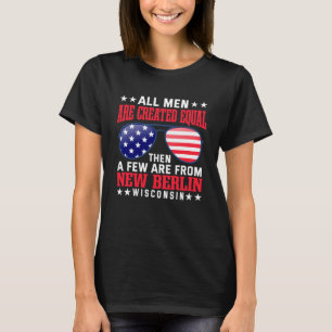 Alle Mannen worden gelijk Creëer New Berlin T-shirt