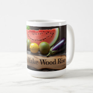 Alle maten laten hout rijzen koffiemok