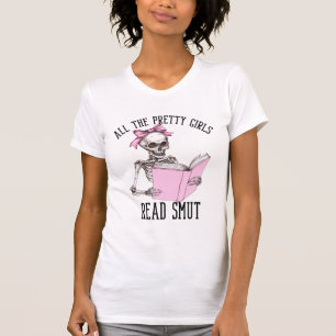 Alle meisjes lezen Smut Smutty boekenliefhebber T-shirt