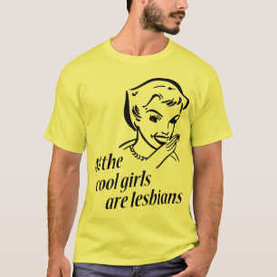 Alle meisjes zijn lesbiennes t-shirt