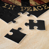 Alle mensen denken dat ze leven in vredeshippie legpuzzel (Zijkant)