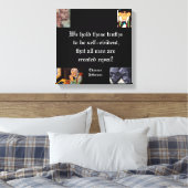 ALLE MENSEN ZIJN GELIJK CANVAS AFDRUK (Insitu (Slaapkamer))