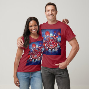 Alle Mensen Zijn Gemaakt Grafisch Vuurwerk Barst T-shirt
