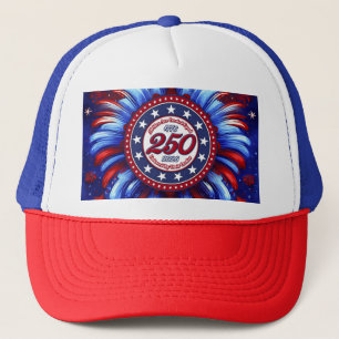 Alle Mensen Zijn Grafische Vuurwerk Rode Witte Bla Trucker Pet