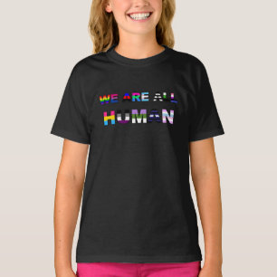 Alle mensen zijn zwart t-shirt