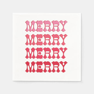 Alle Merry Pink Cocktail Napkins Servet
