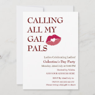 ALLE MIJN GAL PAL Galentine's Day Girls night Kaart