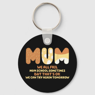 Alle mislukken Moeder School Moeder Cadeaus Moeder Sleutelhanger