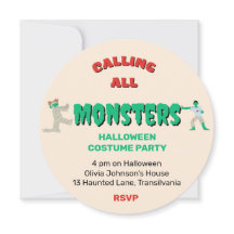 Alle Monsters Halloween Party roepen