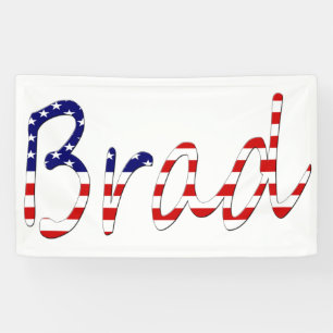 Alle namen die op de Amerikaanse vlag (h) staan Spandoek