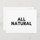 alle natuurlijke briefkaart (Voorkant / Achterkant)