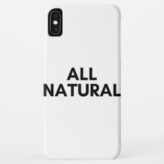 alle natuurlijke iPhone XS max hoesje