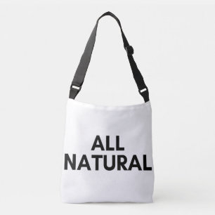 alle natuurlijke crossbody tas