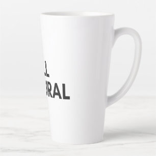 alle natuurlijke latte mok