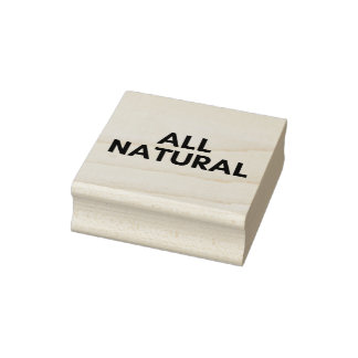 alle natuurlijke rubberstempel