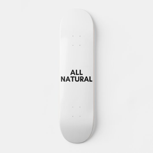 alle natuurlijke skateboard (Voorkant)
