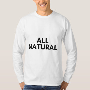 alle natuurlijke t-shirt