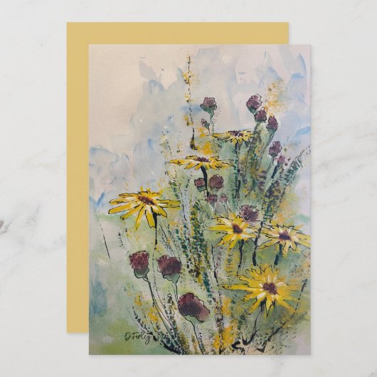 Alle Occasion Note Card Bedankkaart (Voorkant / Achterkant)