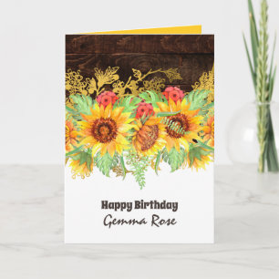 ALLE OCCASION Rustige zonnebloemen Kaart