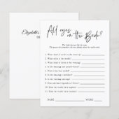 Alle ogen op de Bride | VRIJGEZELLENFEEST (Voorkant / Achterkant)