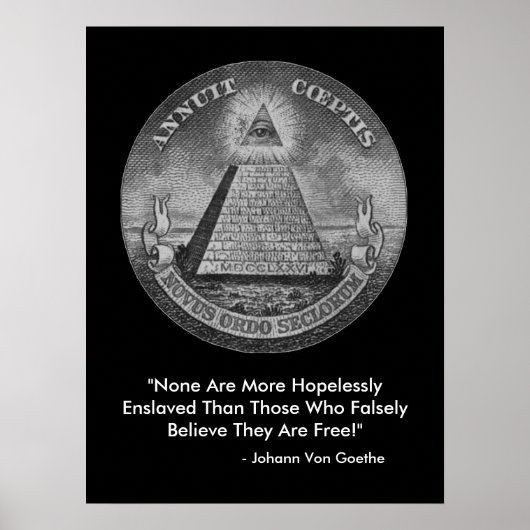 Alle ogen van het Illuminati-Poster Poster (Voorkant)