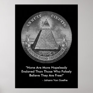 Alle ogen van het Illuminati-Poster Poster