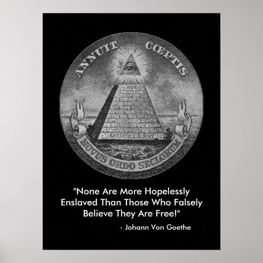 Alle ogen van het Illuminati-Poster Poster (Voorkant)