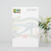 Alle ogen van paarden briefpapier (Staand voorkant)