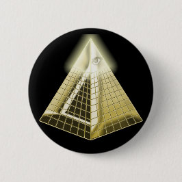 Alle ogen zien Oogpiramide-Button Ronde Button 5,7 Cm
