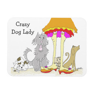 Alle opbrengsten naar Animal Charity Crazy Dog Lad Magneet