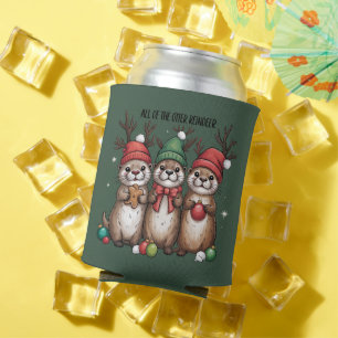Alle Otter Rendier Kerstmis Dier Winter Blikjeskoeler