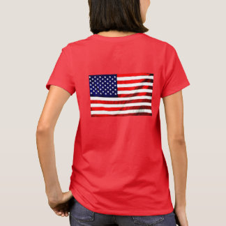 Alle patriottische adelaars en Amerikaanse vlag T-shirt
