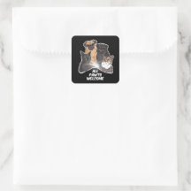 Alle Pawts verwelkomen klassieke ronde Stickers