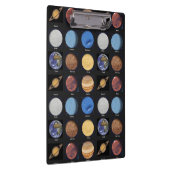 Alle Planeten Wetenschapsfoto's met namen Klembord (Rechts)