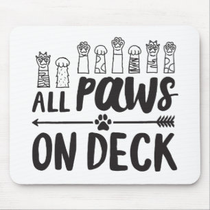 Alle poten op de beroemde Dog Quotes Foster Dog Muismat