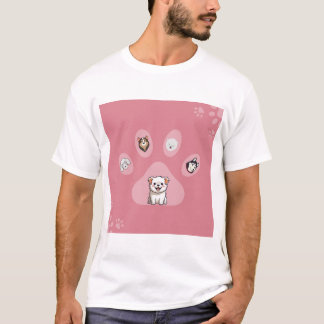 Alle rassen, één liefde t-shirt