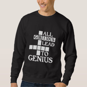 Alle rasters leiden naar Genius - Kruiswoordpuzzel Trui